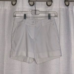 Nike white shorts